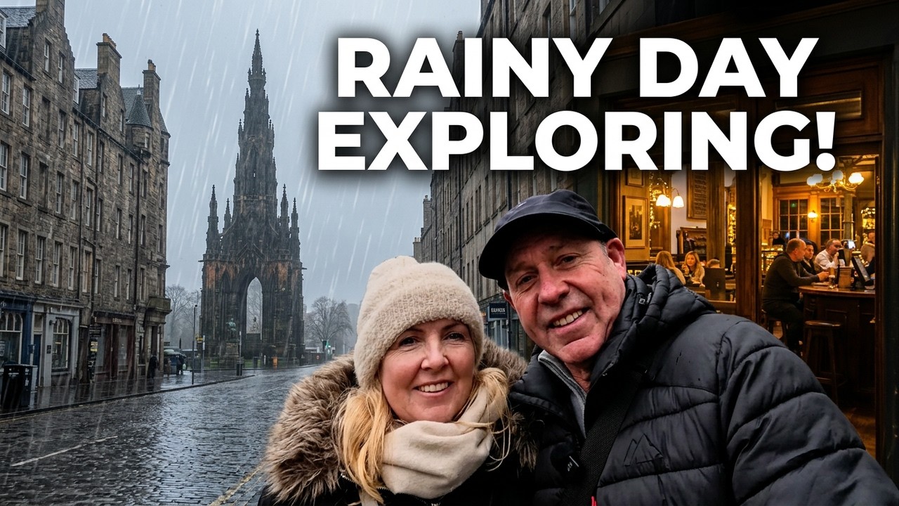 Edinburgh on a rainy day