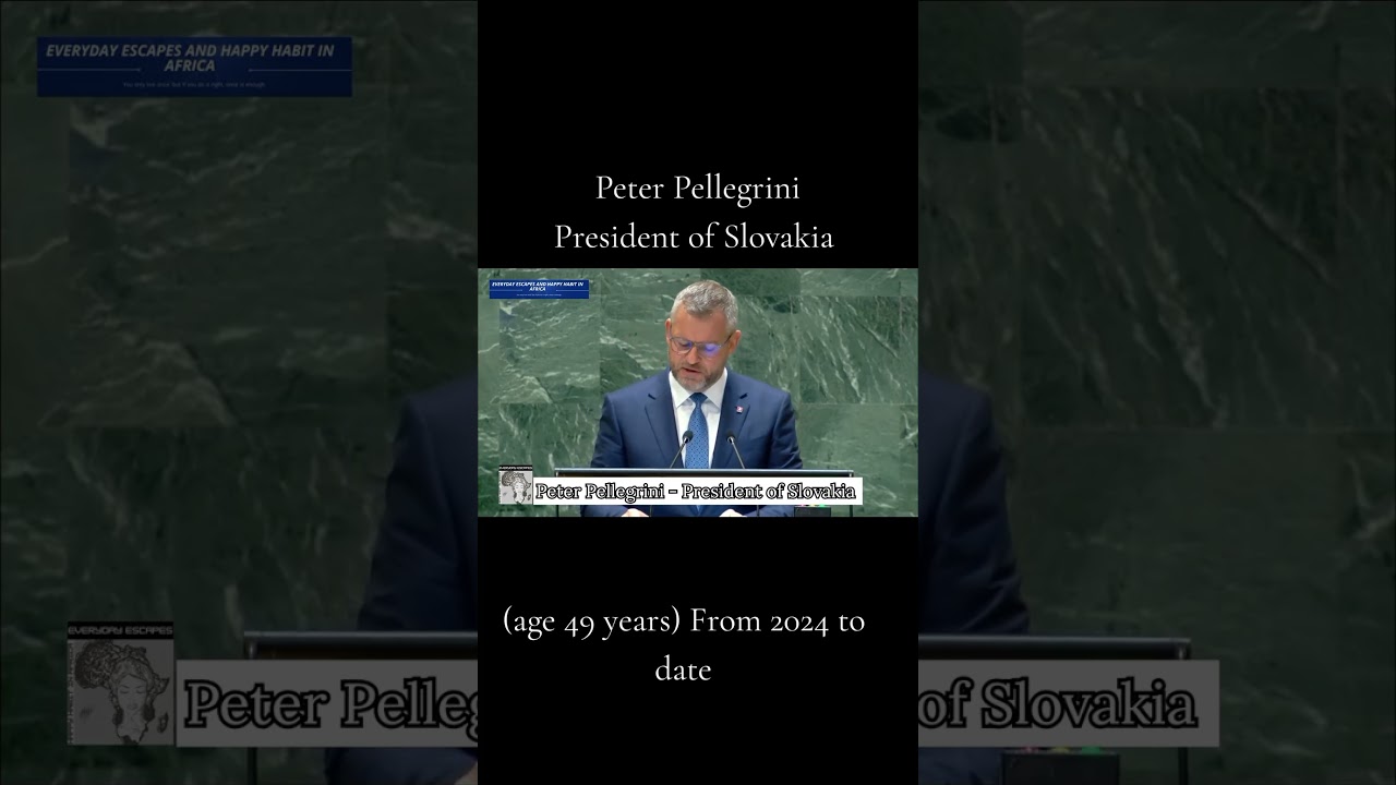 Peter Pellegrini - President of Slovakia