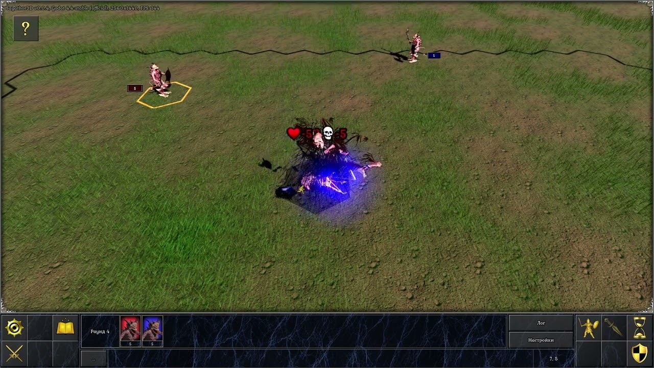 Sagathor - Lightning Spell Demo