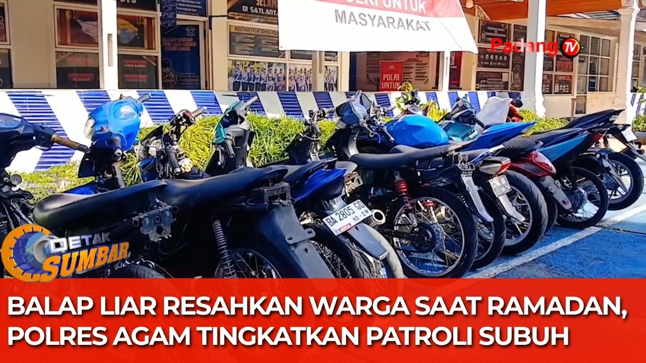 Balap Liar Resahkan Warga Saat Ramadan, Polres Agam Tingkatkan Patroli Subuh