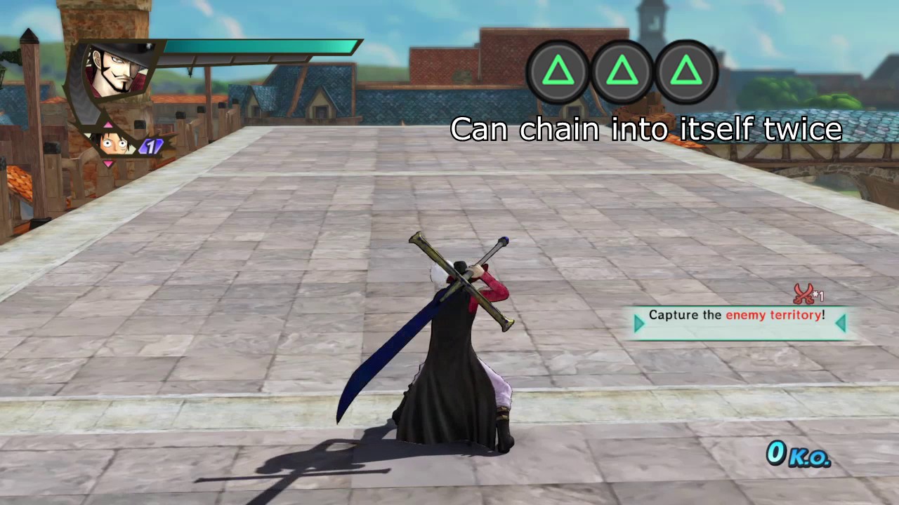 ONE PIECE: Pirate Warriors 3 | Dracule Mihawk moveset showcase 「ワンピース 海賊無双3」
