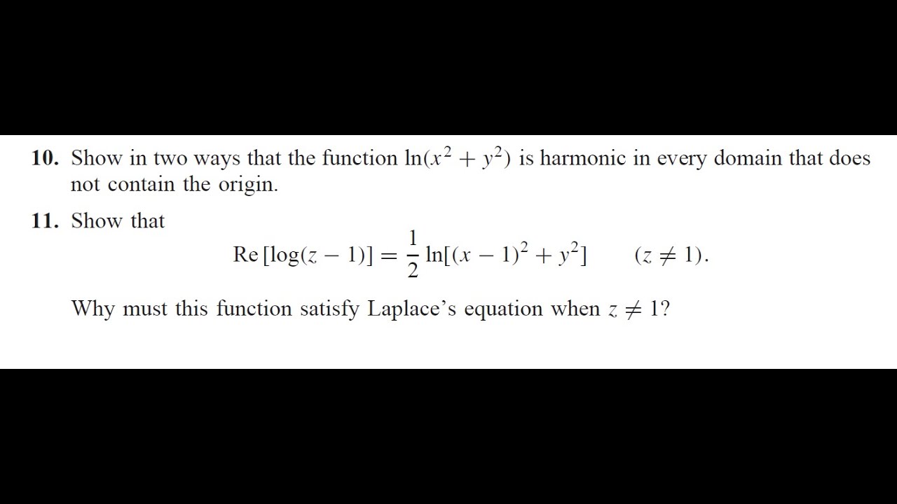 Complex Variables and Applications (8E) - Brown/Churchill. Ex 31.10, 11: Logarithmic Function
