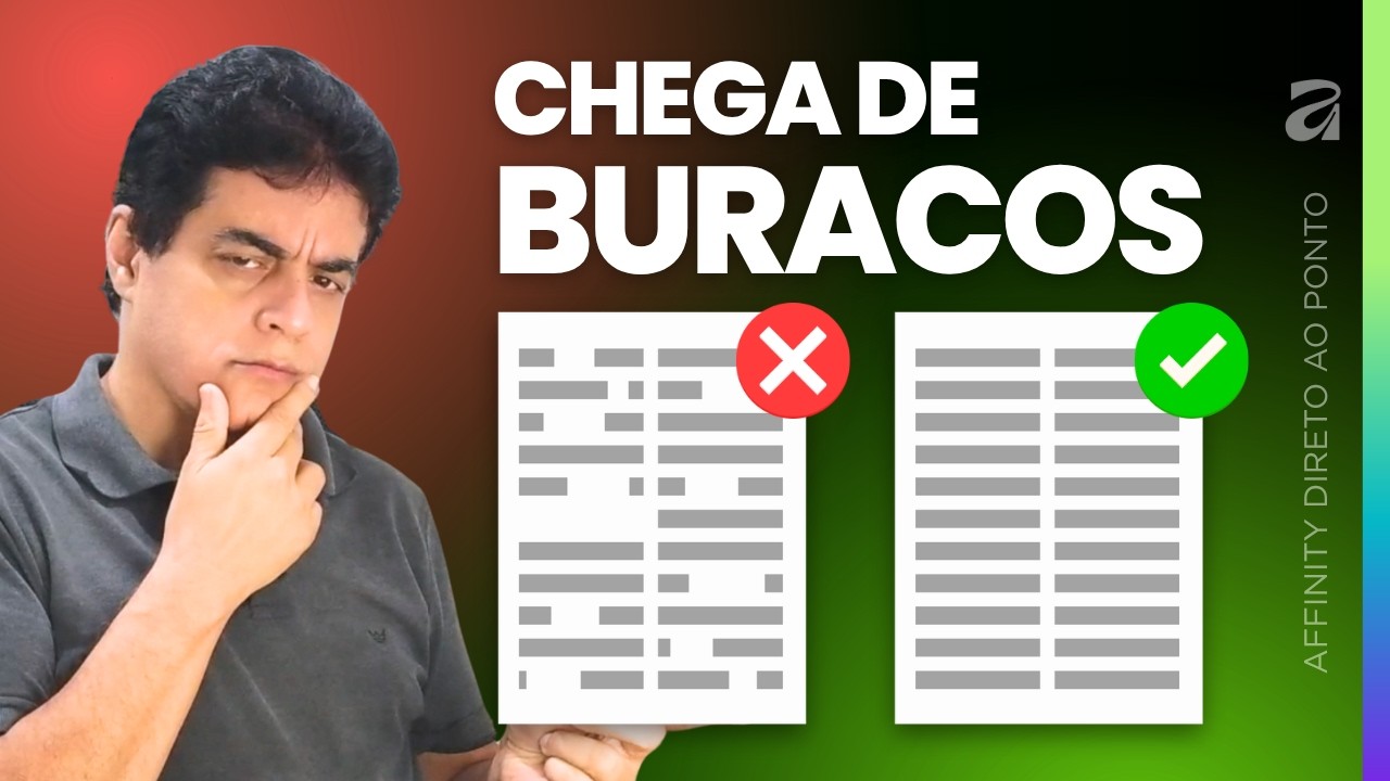 Os “Buracos” do Texto Justificado: Como Resolver no Affinity 3