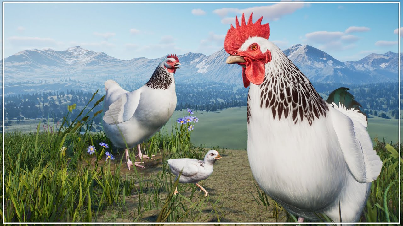 I Built a COZY Sussex Chicken Habitat on a MOUNTAIN in Planet Zoo