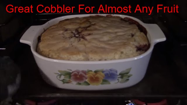 How to Make Homemade Blackberry Cobbler (Or Other Fruit)