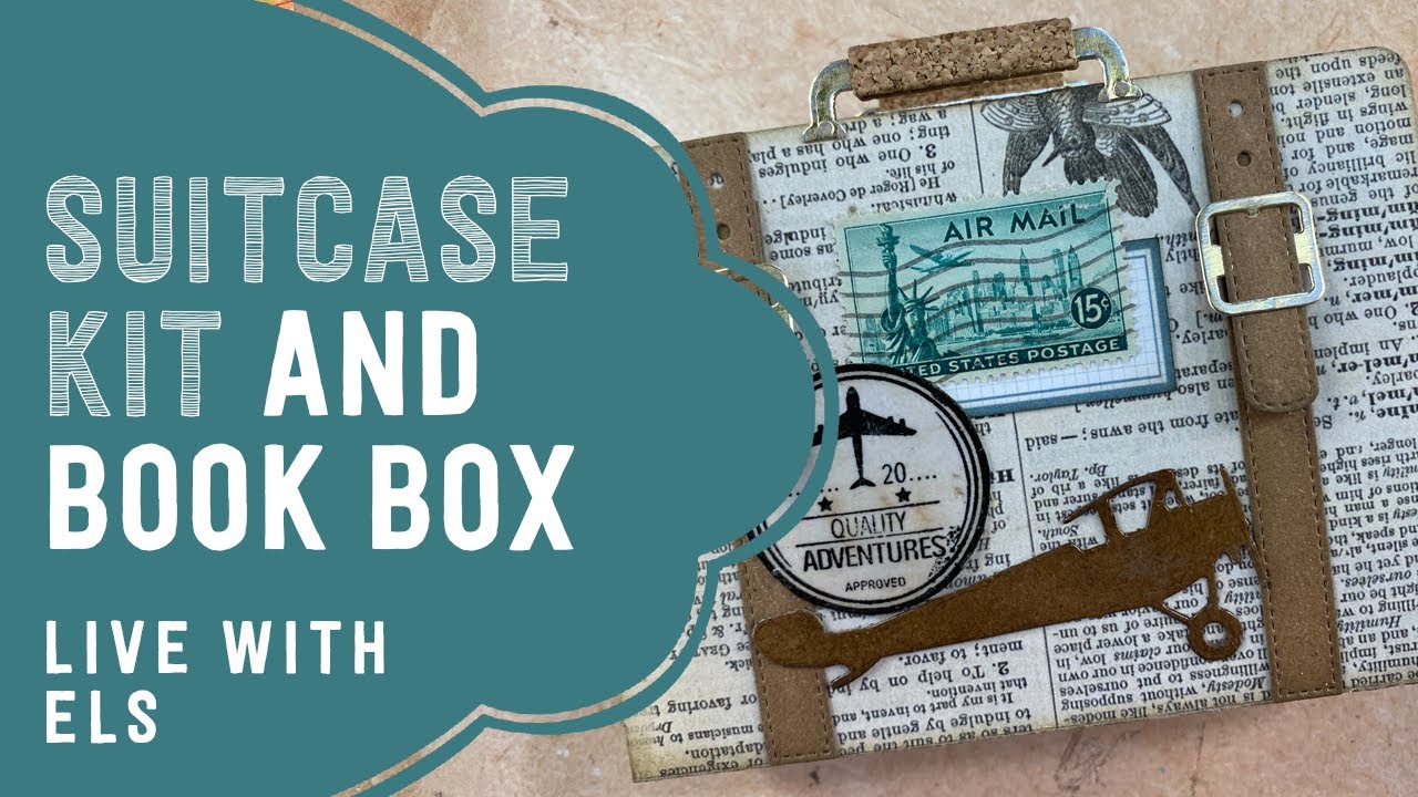 Crafting Suitcase Kit and Book Box | LIVE with Els