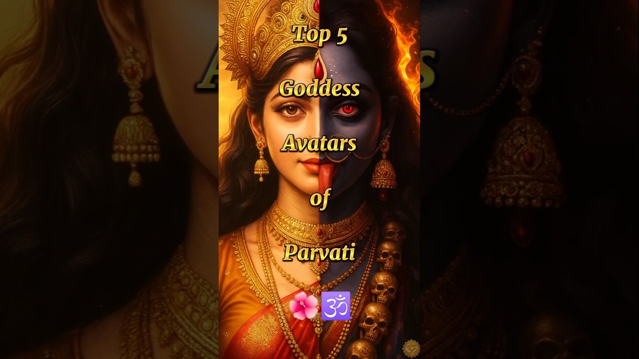 Top 5 Goddess Avatars of Parvati🌺🕉️#goddessparvati #maaparvati #shorts #youtubeshorts #ytshorts