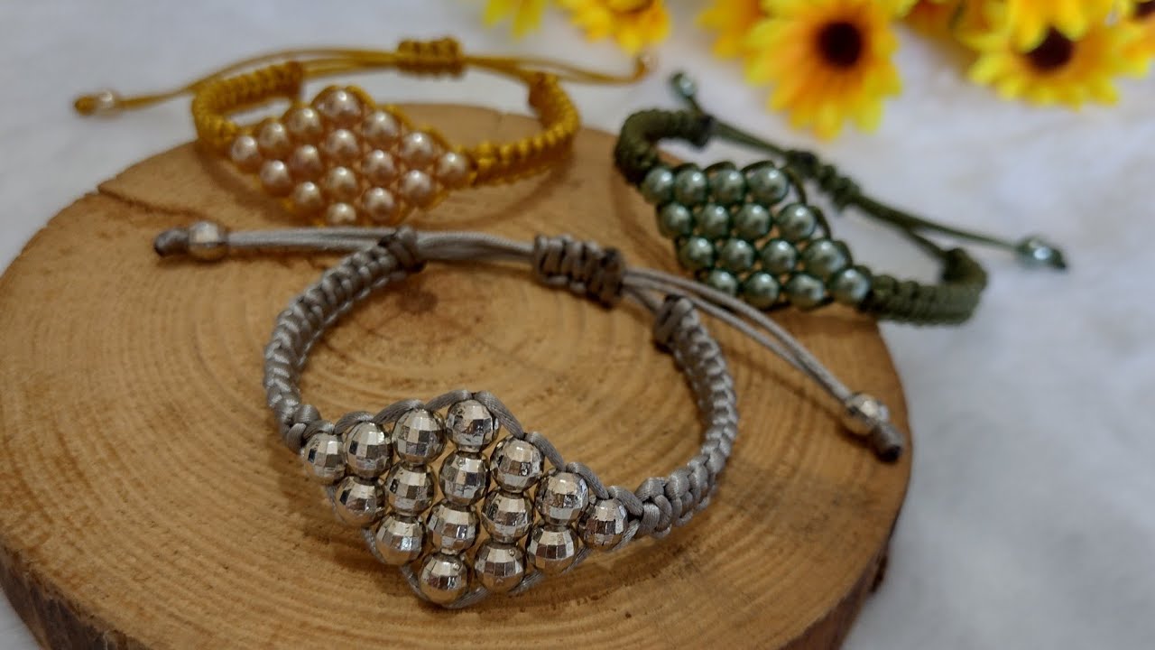 PULSEIRA DE MACRAMÊ COM MIÇANGAS | MUITO FÁCIL | @CiceroAlencar