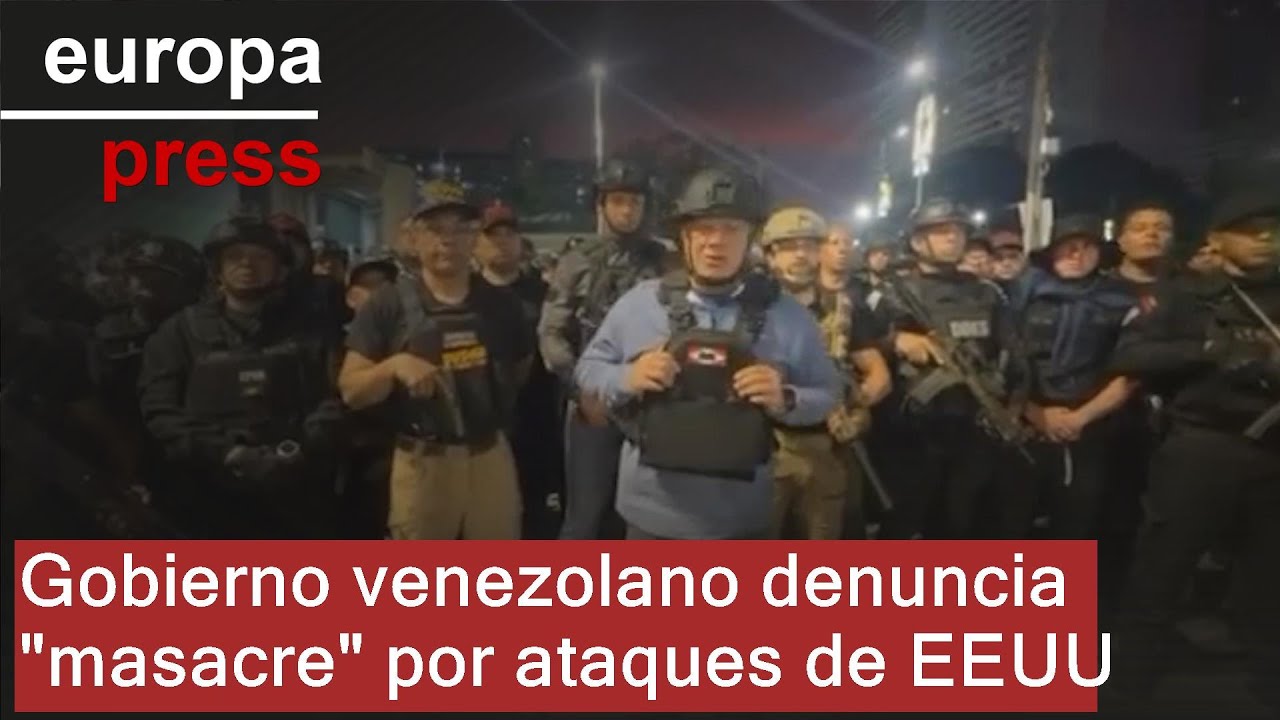El Gobierno venezolano llama a la calma mientras denuncia una "masacre" por los ataques de EEUU