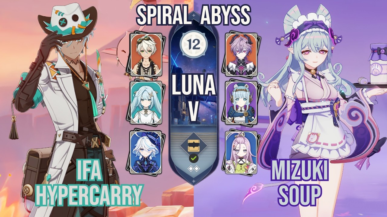 Ifa Hypercarry x Mizuki Soup | Spiral Abyss 6.3 / Luna IV | Genshin Impact