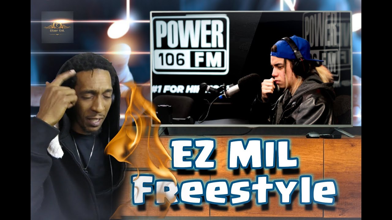 EZ MIL - Power 106 FREESTYLE {Реакция DJ}
