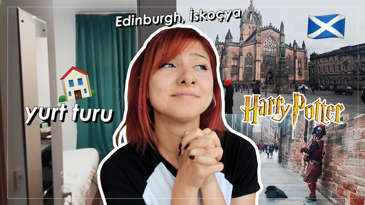 EDINBURGH'DA BİR GÜNÜM! | Vlog, Yurt Turu, J.K. Rowling Hikayeleri
