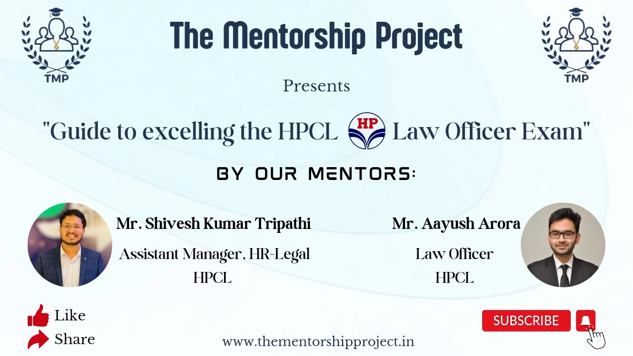 Guide to Excelling the HPCL Law Officer Exam by Shivesh Tripathi & Aayush Arora