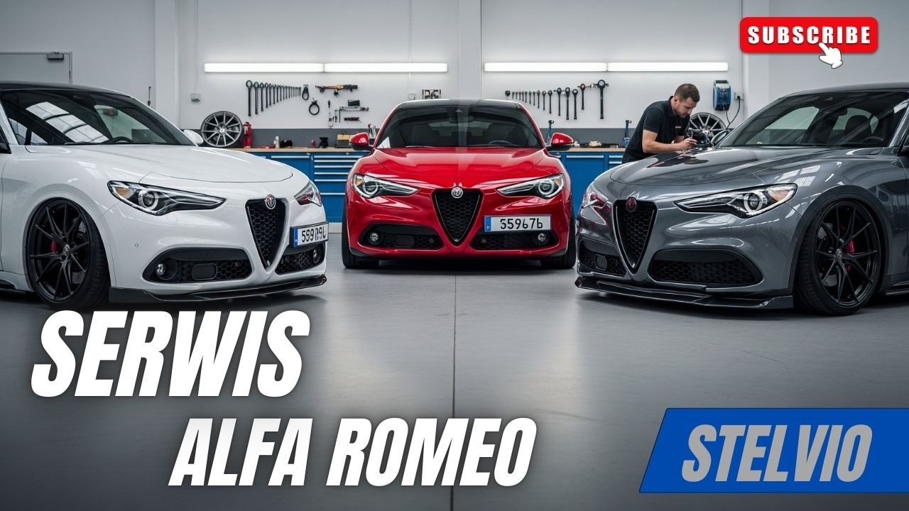 3 x SERWIS ALFA ROMEO STELVIO - MULTIAIR | HAMULCE | NAPĘD + BONUS STELVIO Q #alfaromeo #stelvio #qv
