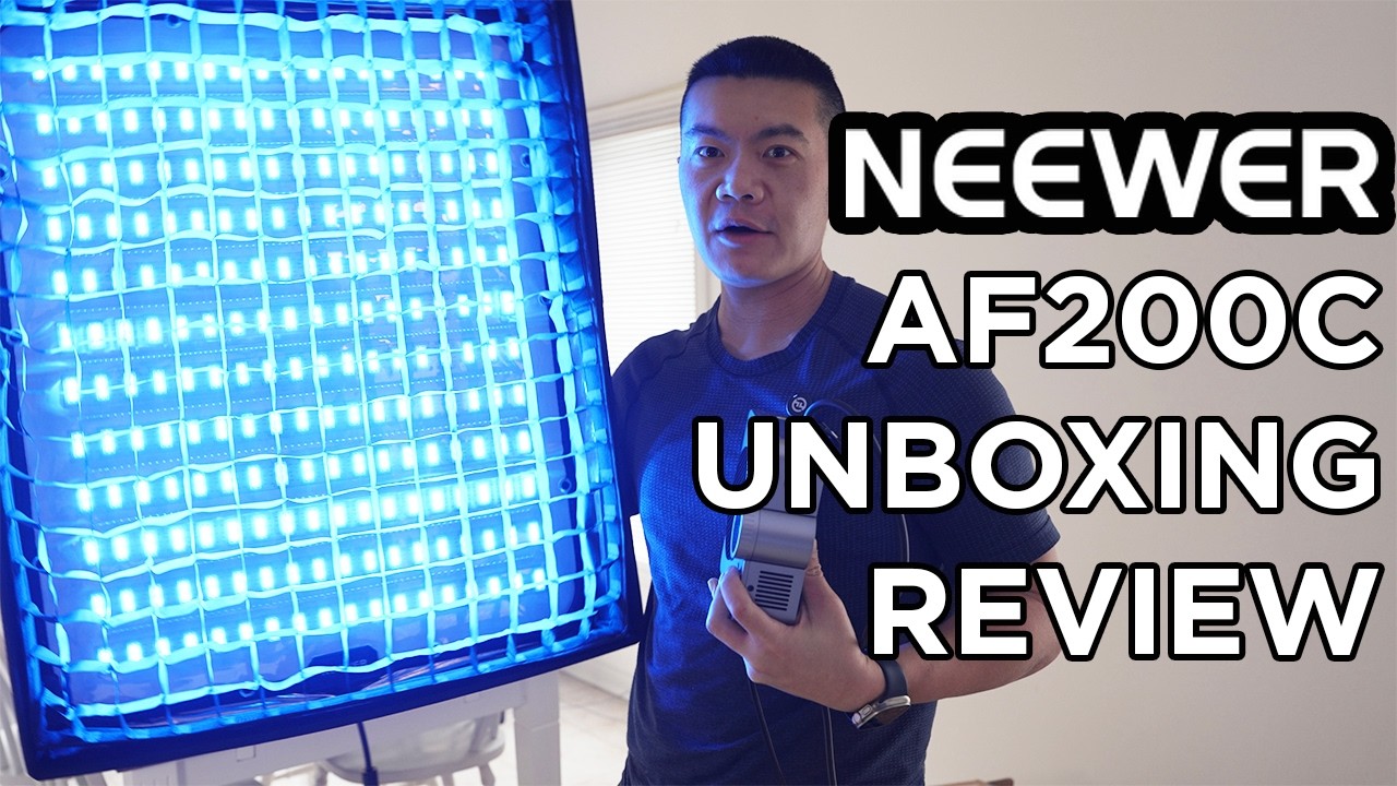 NEEWER AF200C 200W RGB Flexible Light That Upgrades Everything | Unboxing & Review