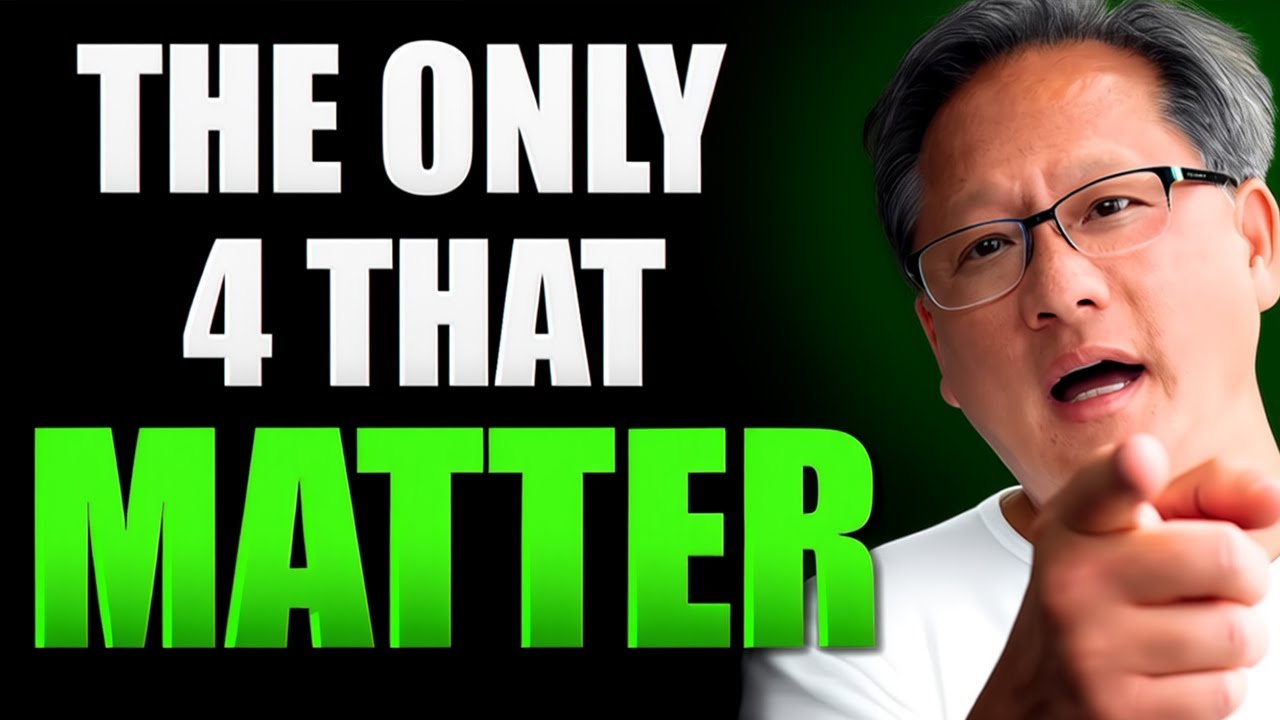 Jensen Huang: The Only 4 AI Stocks That Could Dominate for 20 Years