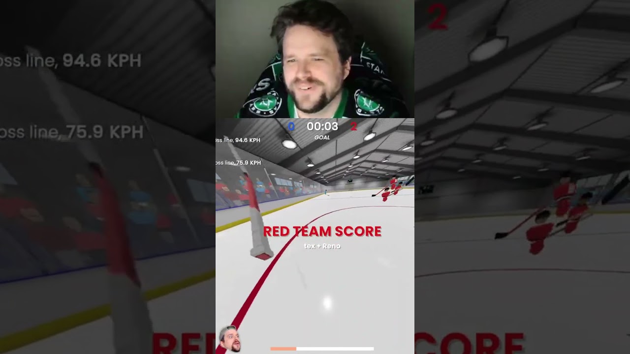 fastest hat trick in puck history | #puck #hockey #gaming