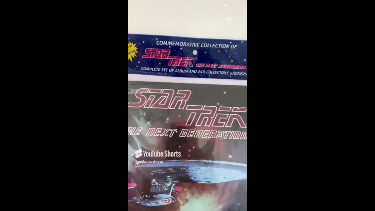 1993 Star Trek The Next Generation Panini Sticker Album & Complete Set Of 240 Collectable Stickers