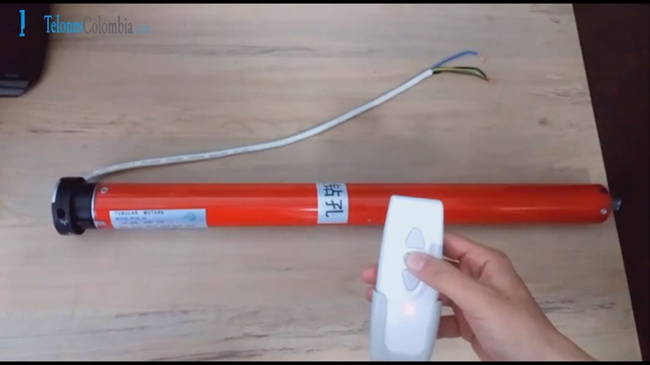 ¿Como Baja La Tela De Un Telon De Proyeccion Electronico? | Motor Tubular