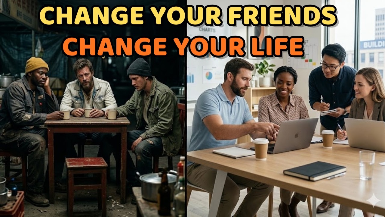 Change your friends change your life : the 5 chairs philosophy | Learn English with Stories