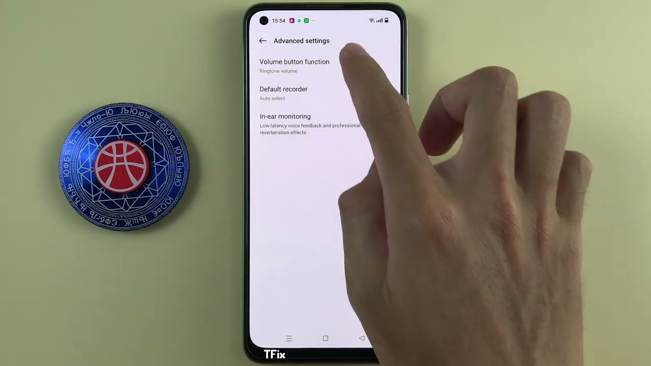 How to change volume button function on Realme 8 Android 12