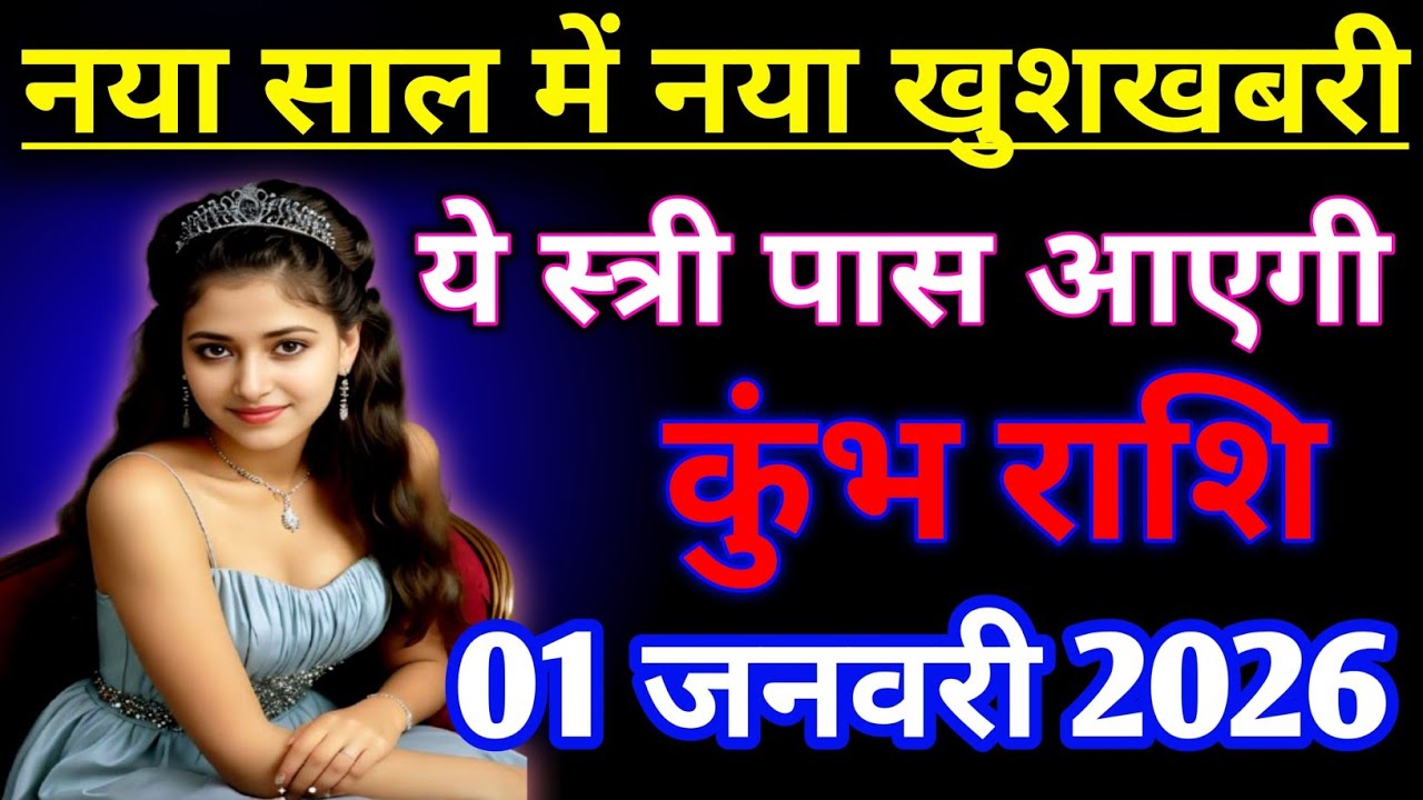 कुंभ राशि : नया साल में नया खुशखबरी यह स्त्री तुम्हारे पास आने वाली है | kumbh Rashi 1 january