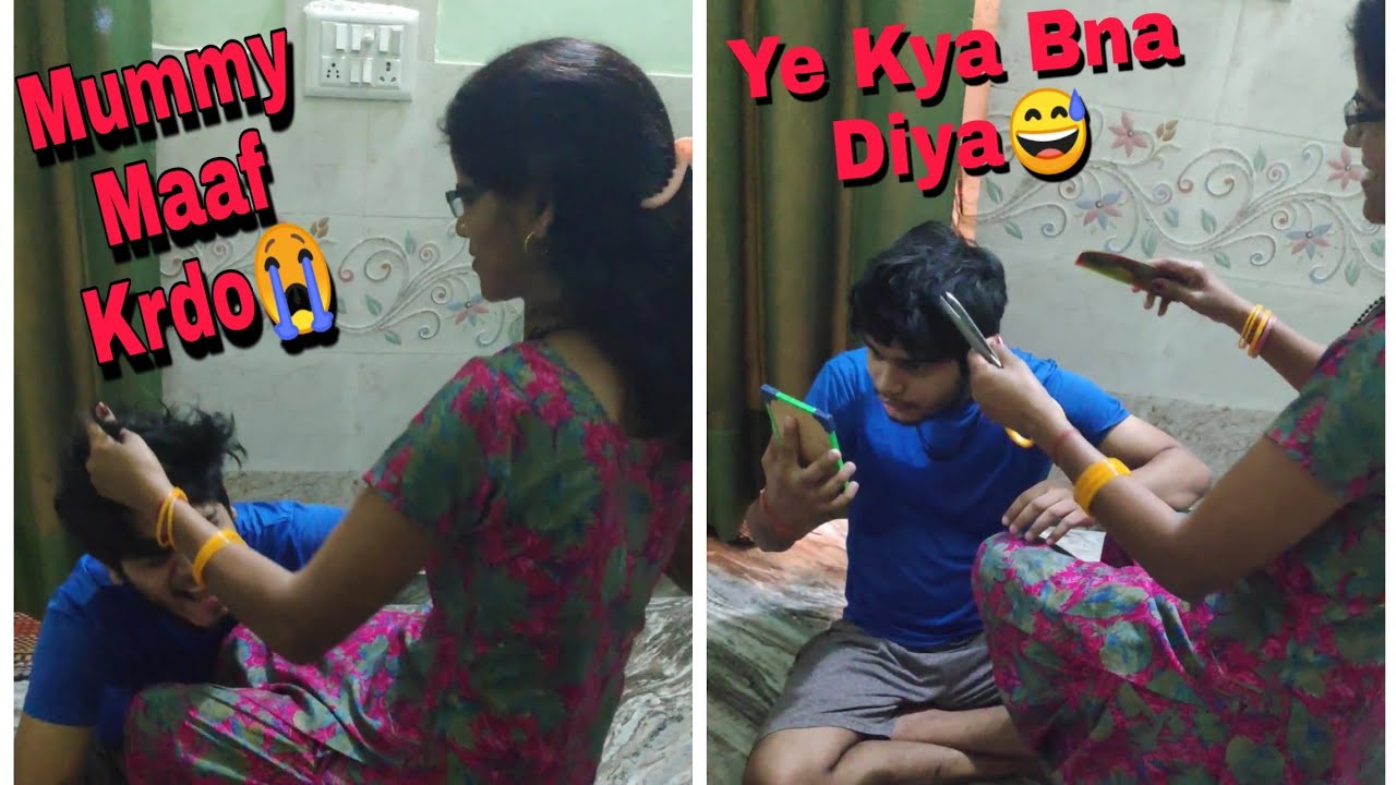 Haircut At Lockdown By #Mom | Vlog 01
