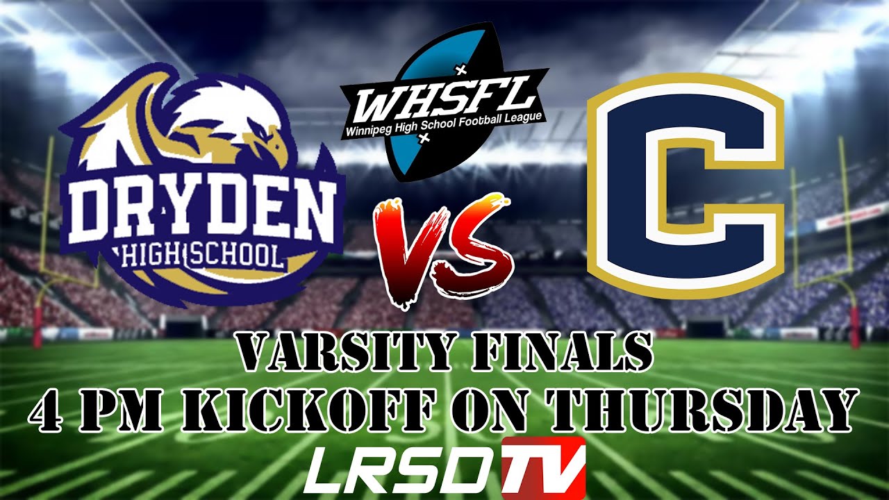 WHSFL - VARSITY - NOV 6TH, 2025 - DRYDEN VS. ST. NORBERT - 4:00 PM