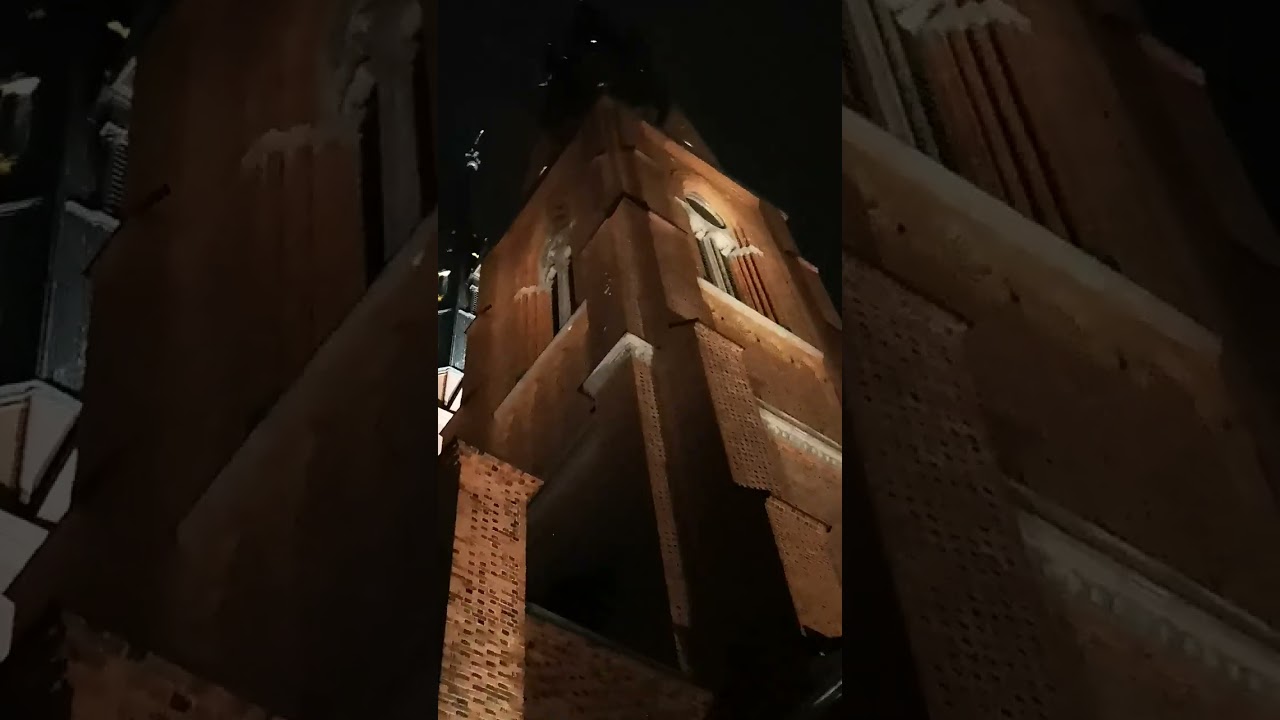 Utringning av påsknattsmässa med samtliga fem klockorna i Uppsala Domkyrka