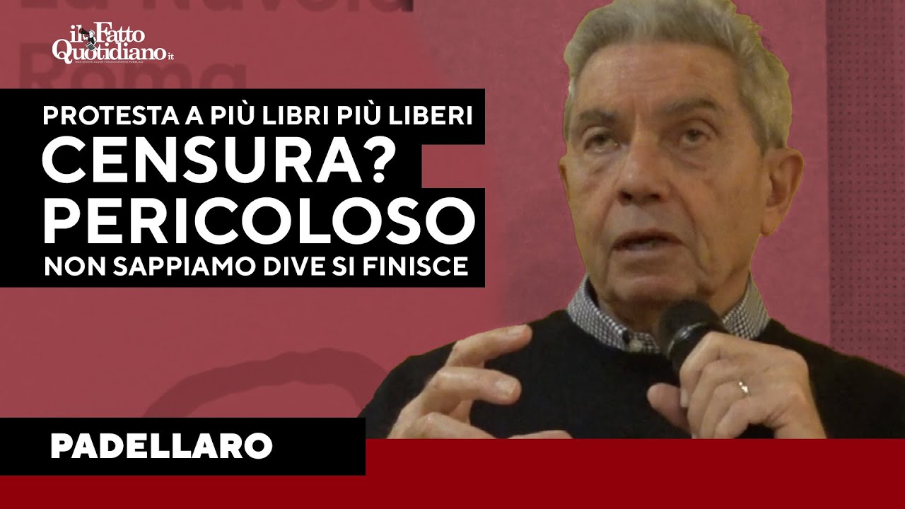 Padellaro: &ldquo;Protesta alla fiera? Rischioso censurare chi non ci piace, non sappiamo dove si finisce&rdquo;