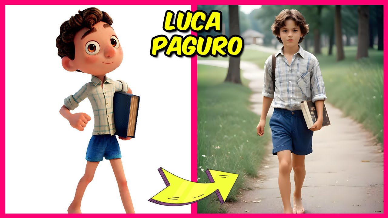 LUCA CHARACTERS IN REAL LIFE 🧜🌊 + Guess The Voice Quiz + Their Favorite Things! | Alberto, Giulia