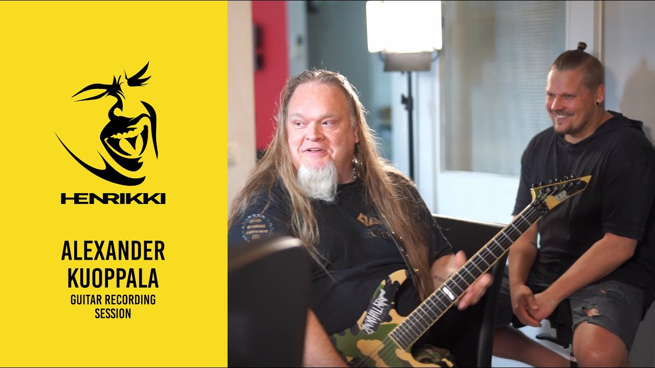 HENRIKKI - Syntyny uudestaan (Alexander Kuoppala guitar recording session)