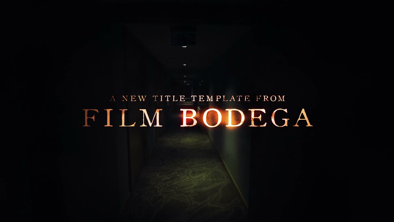 HORROR Movie Trailer Animated Titles | FREE PREMIERE PRO TEMPLATE