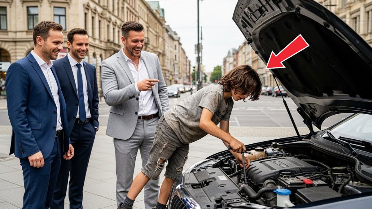 „ICH KANN DAS REPARIEREN“ – DER MILLIONÄR LACHTE … DOCH DER JUNGE TAT DAS UNWAHRSCHEINLICHE