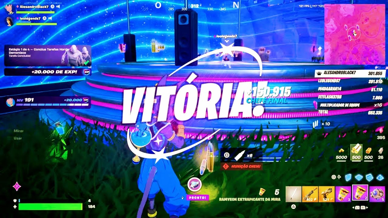 HORDA DEMONÍACA PS5 SLIM 120 FPS! FORTNITE