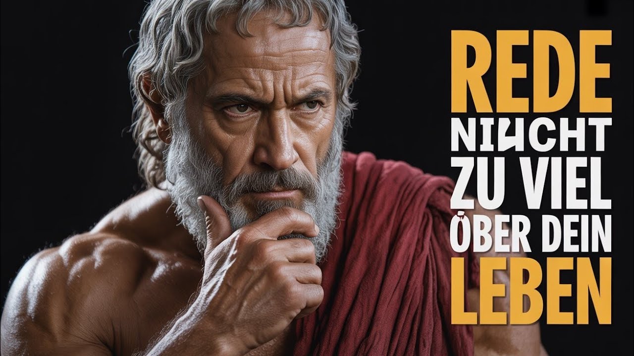 🔴VERÄNDERE DEIN LEBEN IM SCHWEIGEN. SPRICH WENIGER. HÖRE MEHR | STOISCHE WEISHEIT