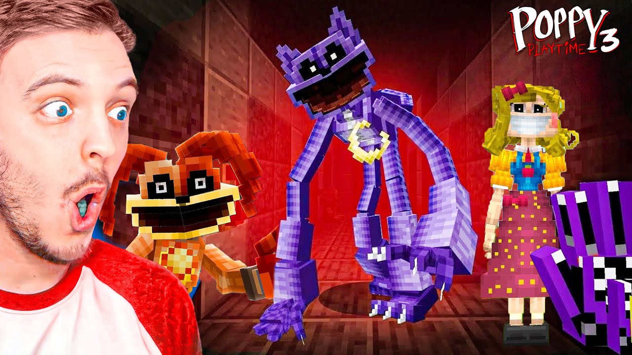 POPPY PLAYTIME CHAPITRE 3 MAIS SUR MINECRAFT !! ( c'est incroyable )