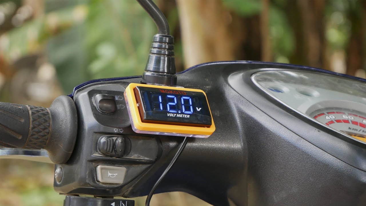 how to install voltmeter on mio sporty