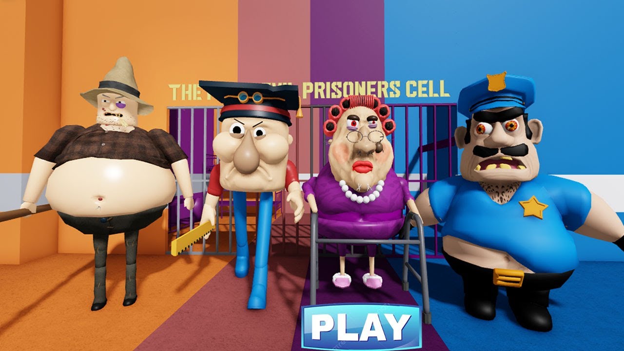 POLICE BRUNO Vs Mr.MEANIEHEAD Vs EVIL GRANDMA Vs FARMER TIM !! WALKTHROUGH GAMEPLAY 