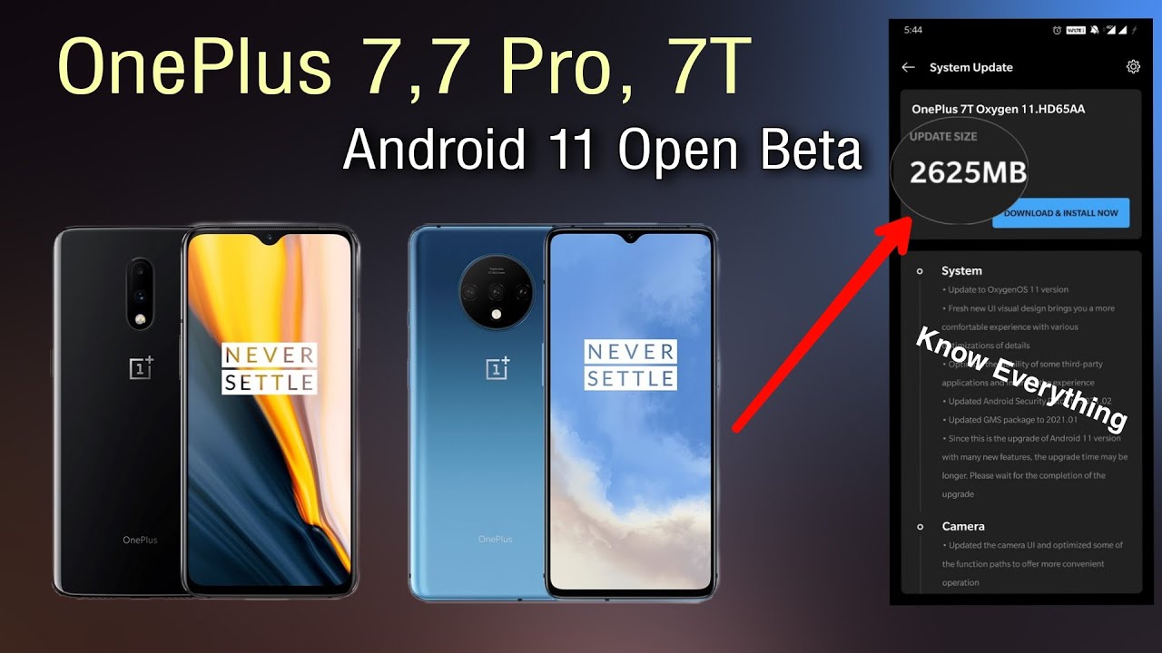 OnePlus 7, 7 Pro, 7T Now Get Android 11 Open Beta | All Features Details | OnePlus 7 Android 11