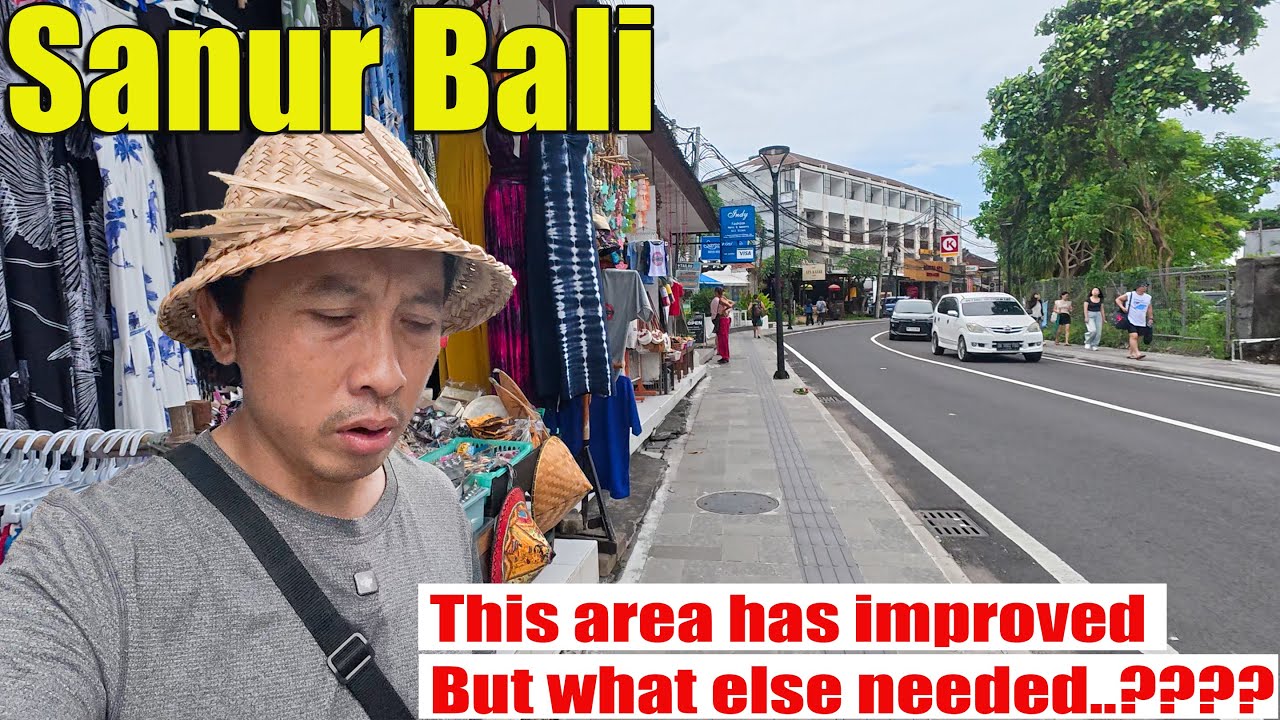 This Area Has Improved..!! What Else Needed..?? Quiet Walk In Sanur Bali..!!