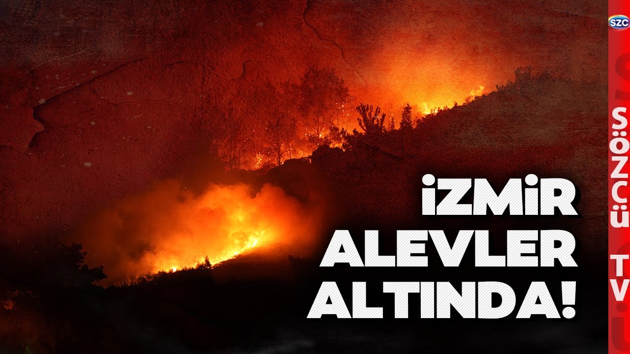 İzmir Alevler Altında! EVLER KÜLE DÖNDÜ! Mahsur Kalanlar Böyle Kurtarıldı!