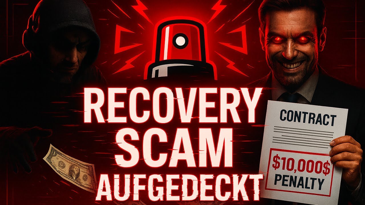 ⚠️ Recovery Scam: 10.000$-Vertragsfalle aufgedeckt