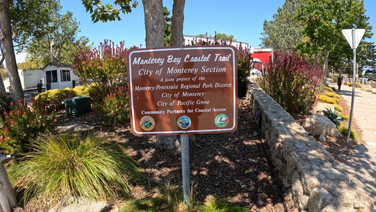 Walking along Monterey Bay Coastal trail#travel #travelvlog #usatravelvlog