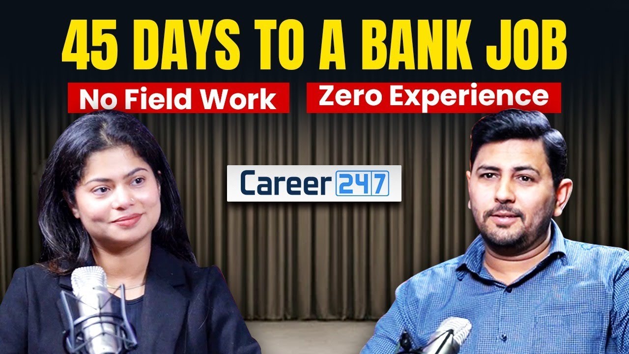 Bank Job in 45 Days? Bank Job Preparation Strategy for Beginners |No Experience |Freshers Must Watch