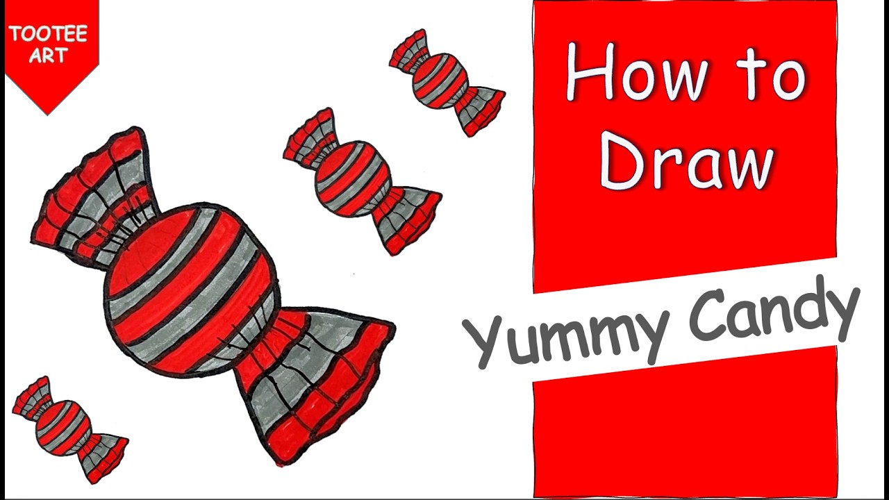 **Candy**- Easy drawing with Ms. Rachel | Kids learning drawings