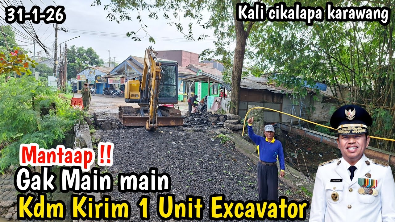 Mantap‼️Bapak Aing kirim 1 Unit Excavator U Bobok Sasak bodas 