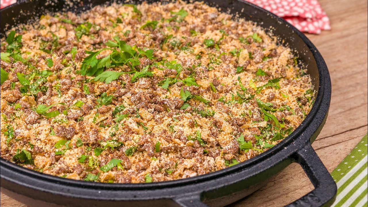 FAROFA CROCANTE COM PROTEÍNA DE SOJA VOCÊ NÃO IMAGINA A DELÍCIA | Cook'n Enjoy 1043