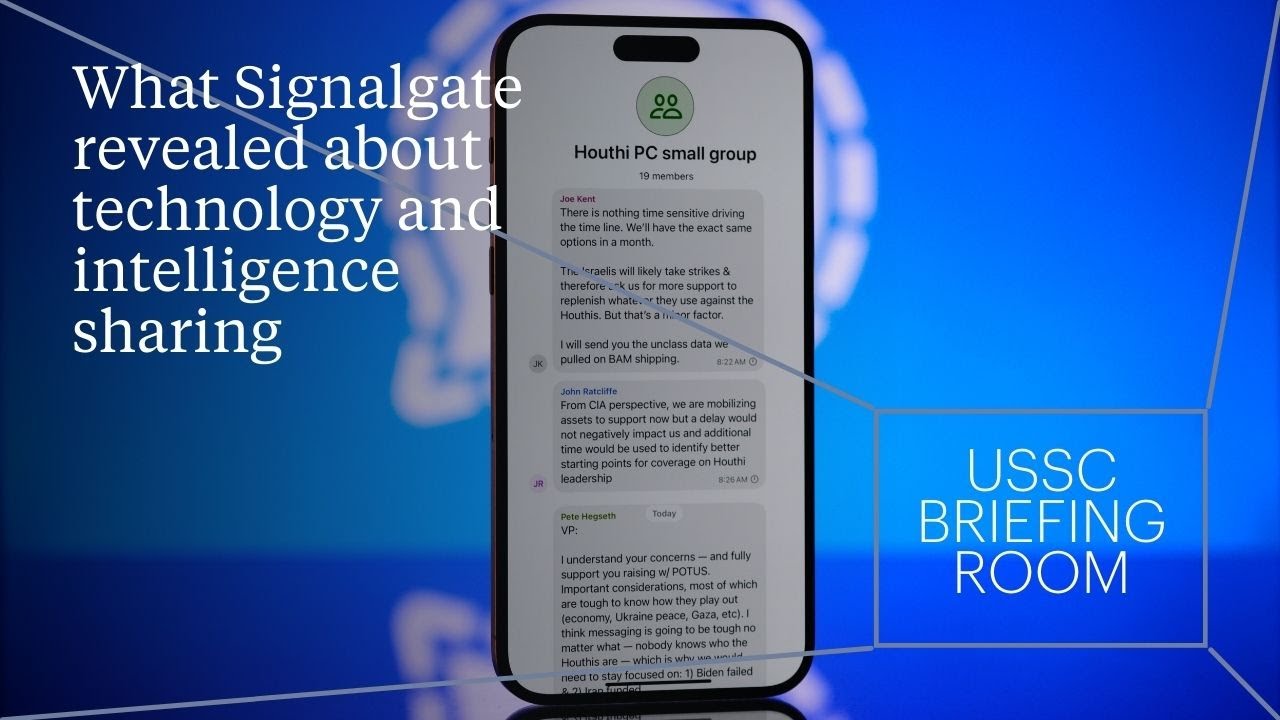 What Signalgate revealed about technology and intelligence sharing
