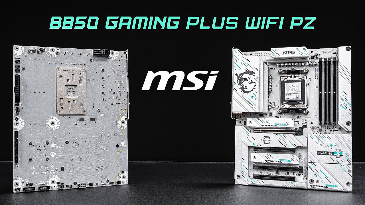 ANOTHER affordable back connect Motherboard! // B850 GAMING PLUS WIFI PZ